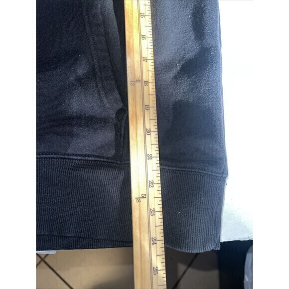The North Face Hoodie Womens Size Medium Giant Logo Black And White‎ - Picture 6 of 7